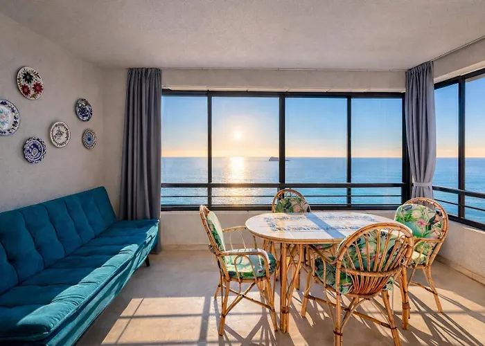 Panoramic Sea Views Levante Beachfront Pool Apartment